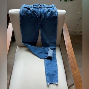 Paige Hoxton ankle jeans. Light-medium wash. Size 27